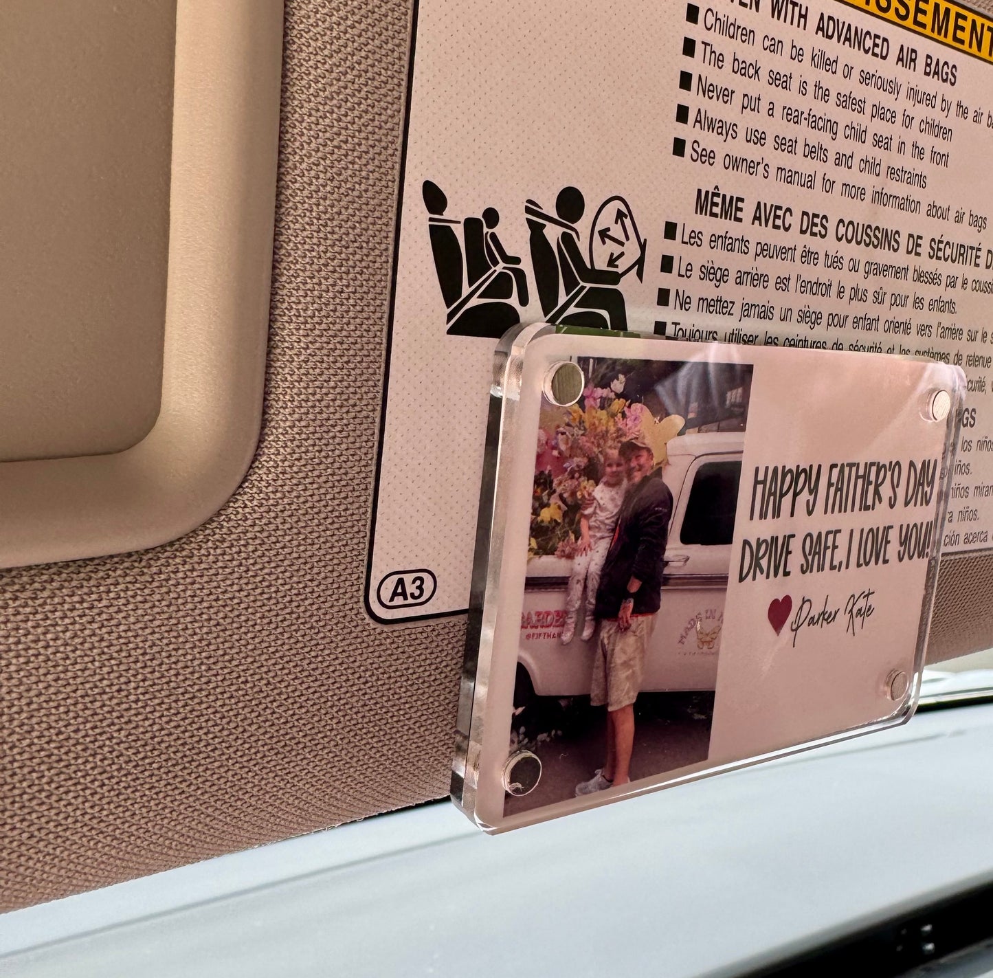 Car Visor Frame - Personalized for You Needs